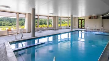 Indoor pool, seasonal outdoor pool
