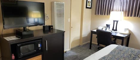 Desk, iron/ironing board (on request), free WiFi, bed sheets