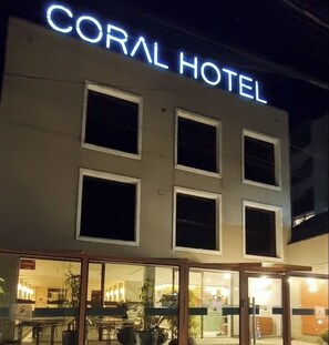Front of property – evening/night