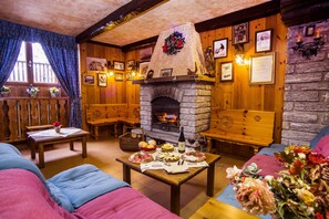 Déjeuner et souper servis sur place