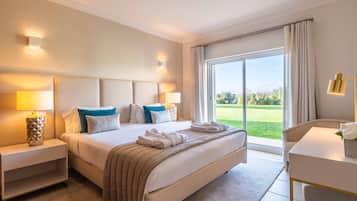 Deluxe-Apartment, 2 Schlafzimmer, Gartenblick