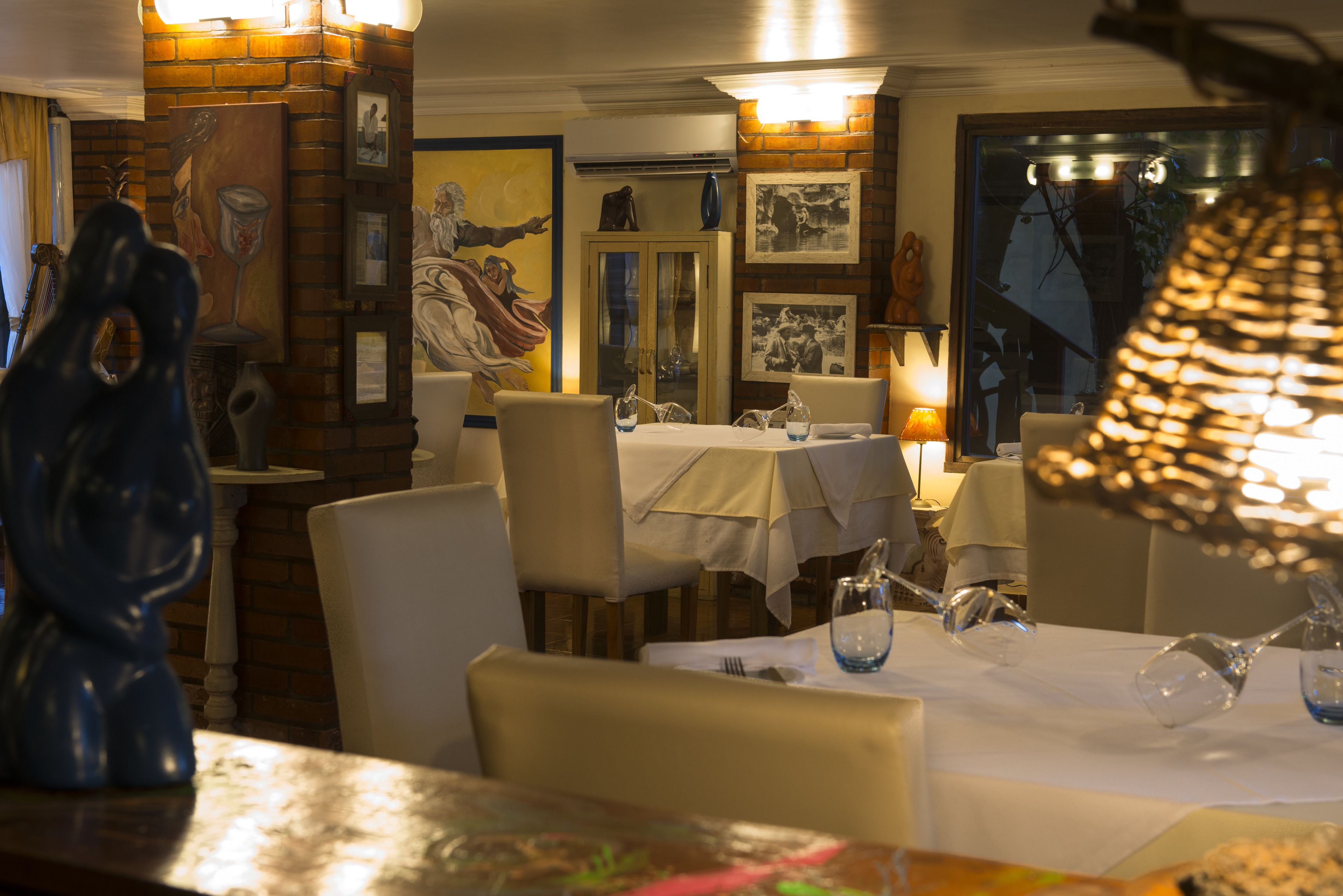 dinner served, argentinean cuisine, pool views