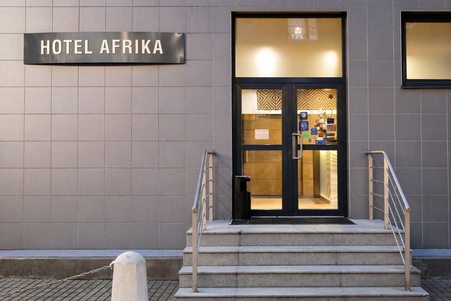 Fassade der Unterkunft