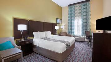 Schreibtisch, laptopgeeigneter Arbeitsplatz, Verdunkelungsvorhänge