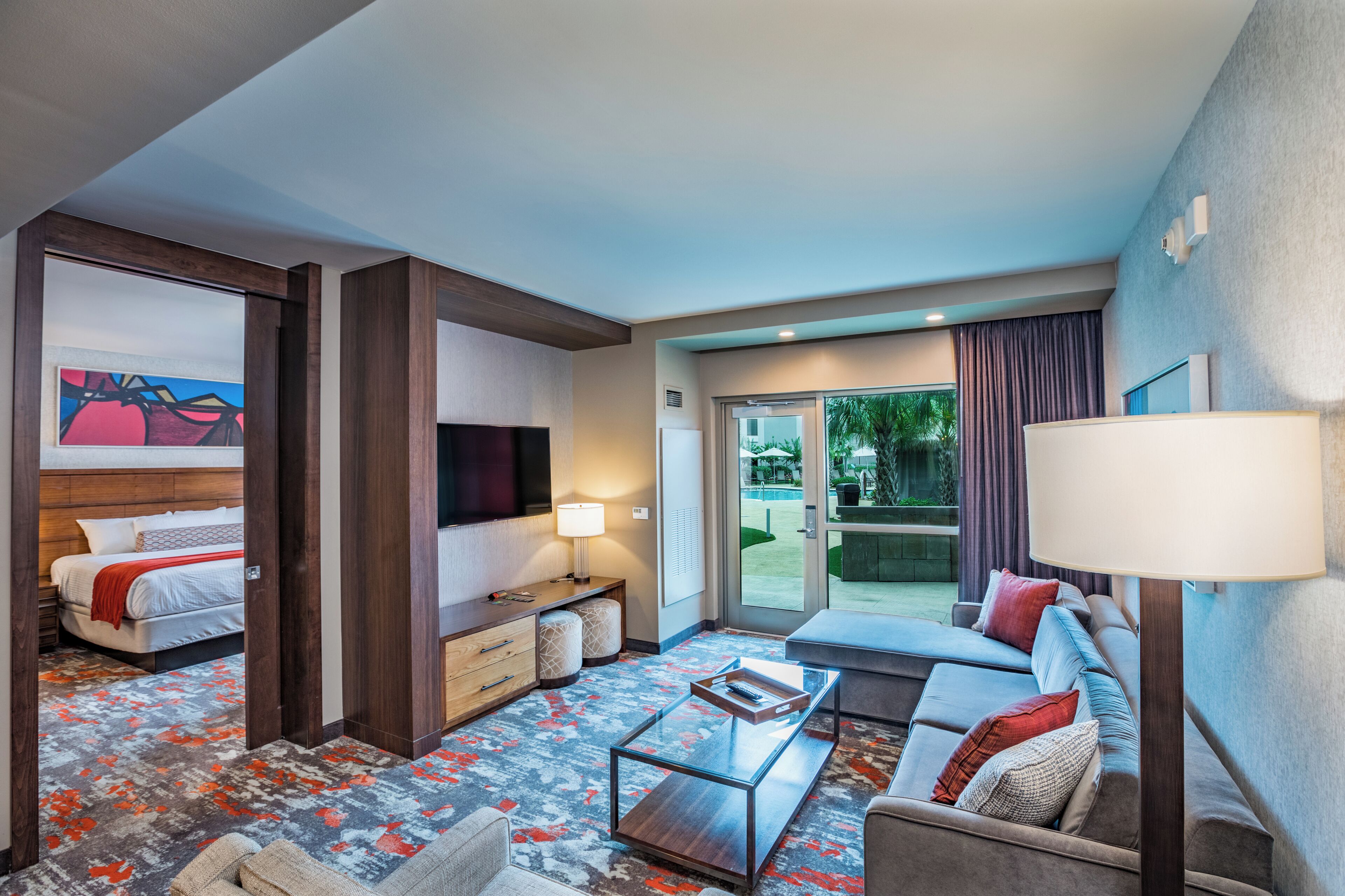 Suite, 1 King Bed, Non Smoking (Miko) | Living area | LCD TV