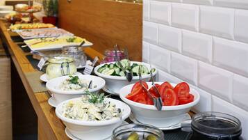 Frokostbuffé er inkludert hver dag