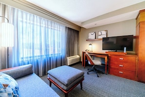 1 bedroom, premium bedding, down comforters, pillowtop beds
