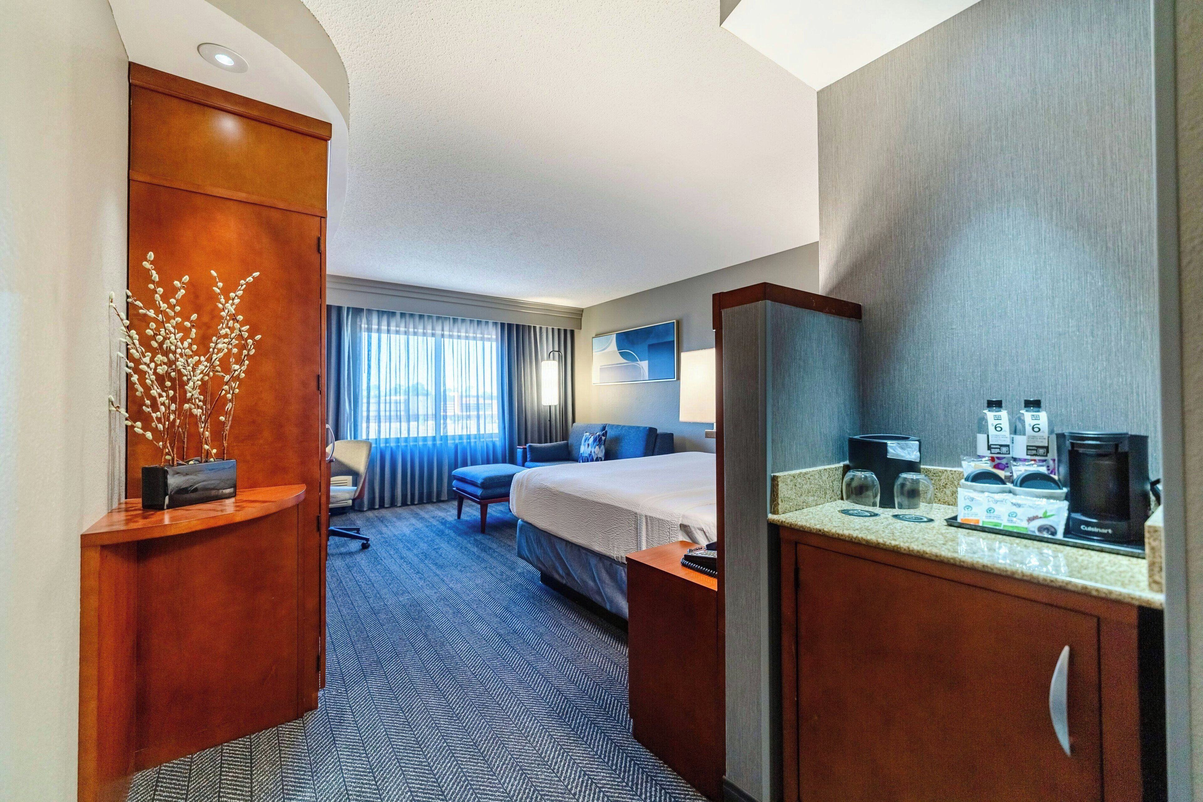 room, 1 king bed with sofa bed, non smoking | premium bedding, down duvets, pillow-top beds, desk