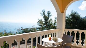Monolocale, vista mare (double) | Balcone