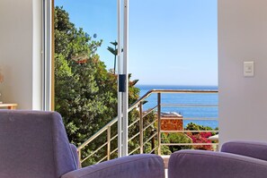 32-inch flat-screen TV with satellite channels, TV, DVD player - Villa Atlantica Boutique Guesthouse (Cape Town)