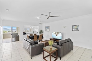 Apartment, 3 Bedrooms | Living area