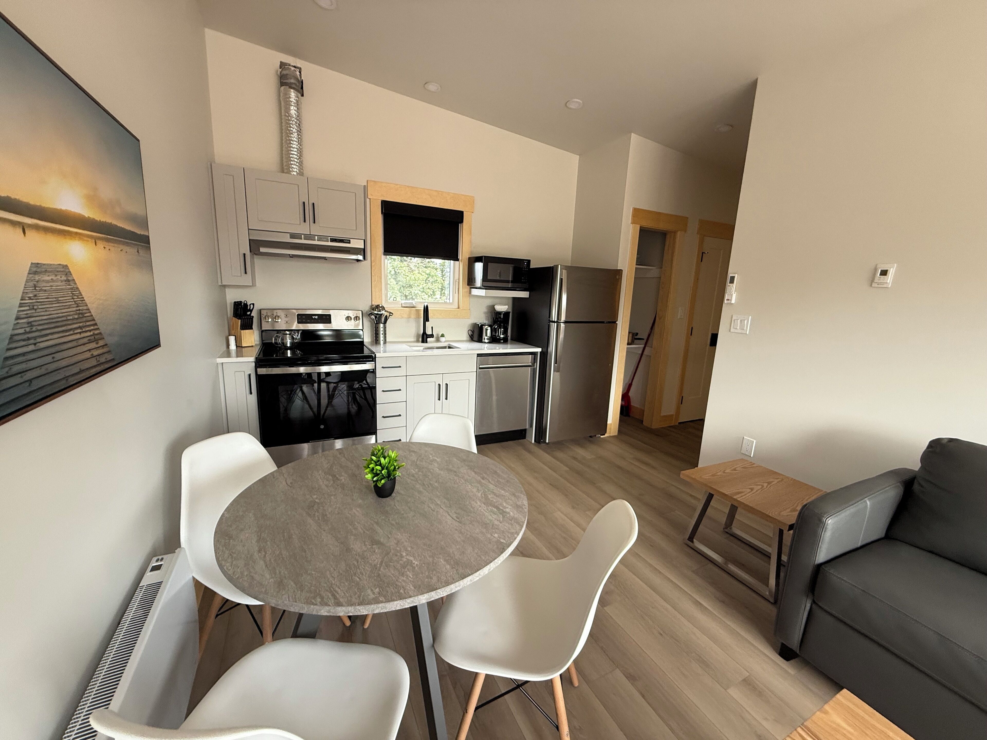 Superior Cabin, 2 Bedrooms | Private kitchen | Full-sized fridge, microwave, oven, coffee/tea maker