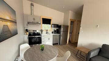 Superior Cabin, 2 Bedrooms | Private kitchen | Full-sized fridge, microwave, oven, coffee/tea maker