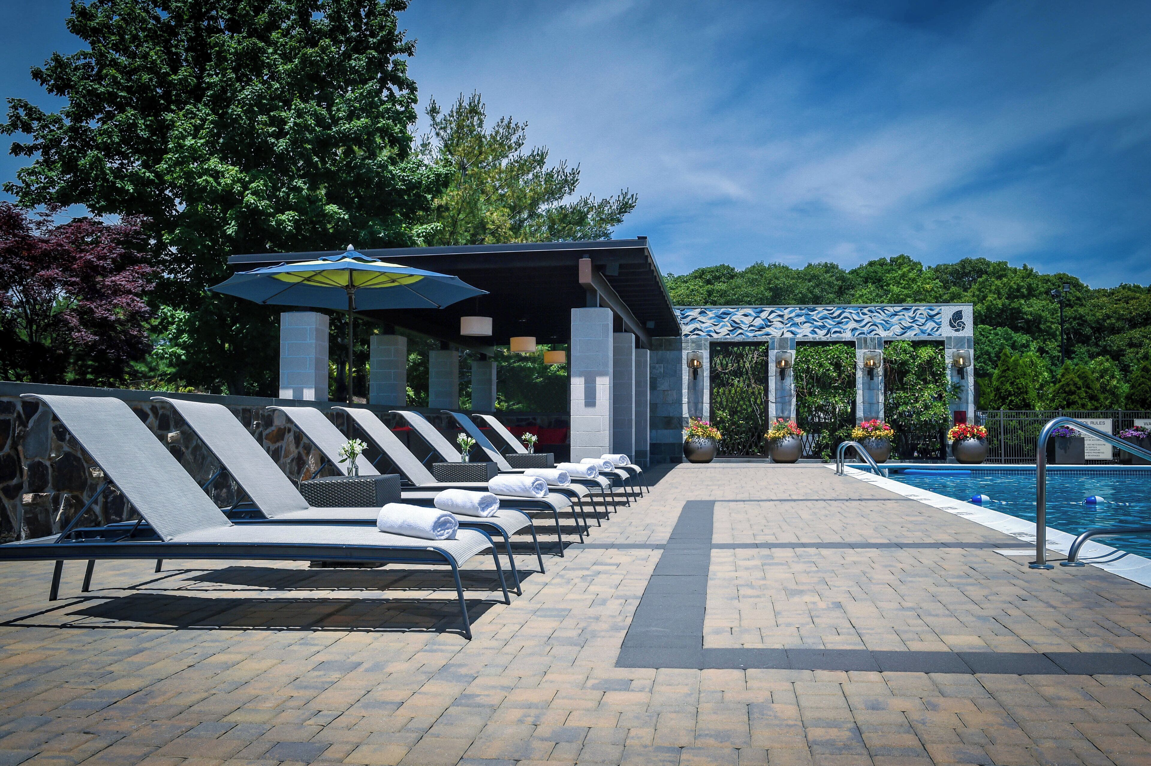 Seasonal outdoor pool, open 8:00 AM to 8:00 PM, cabanas (surcharge)