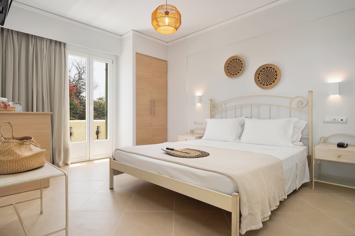 Tweepersoonskamer | 1 slaapkamer, luxe beddengoed, een kluis op de kamer