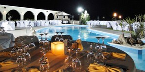 Outdoor wedding area - Imerti Hotel (Lesvos)