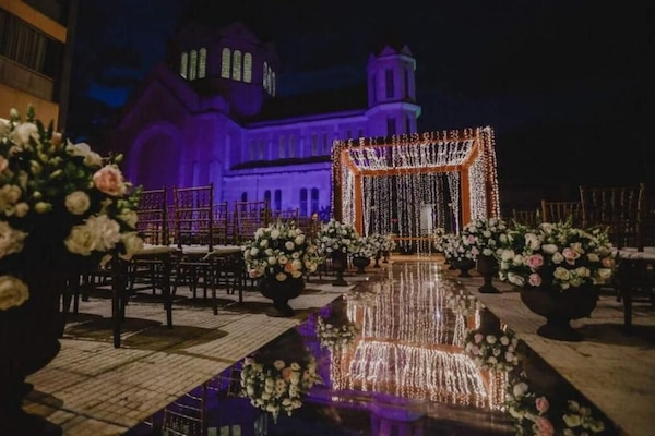 Utendørs bankettområde