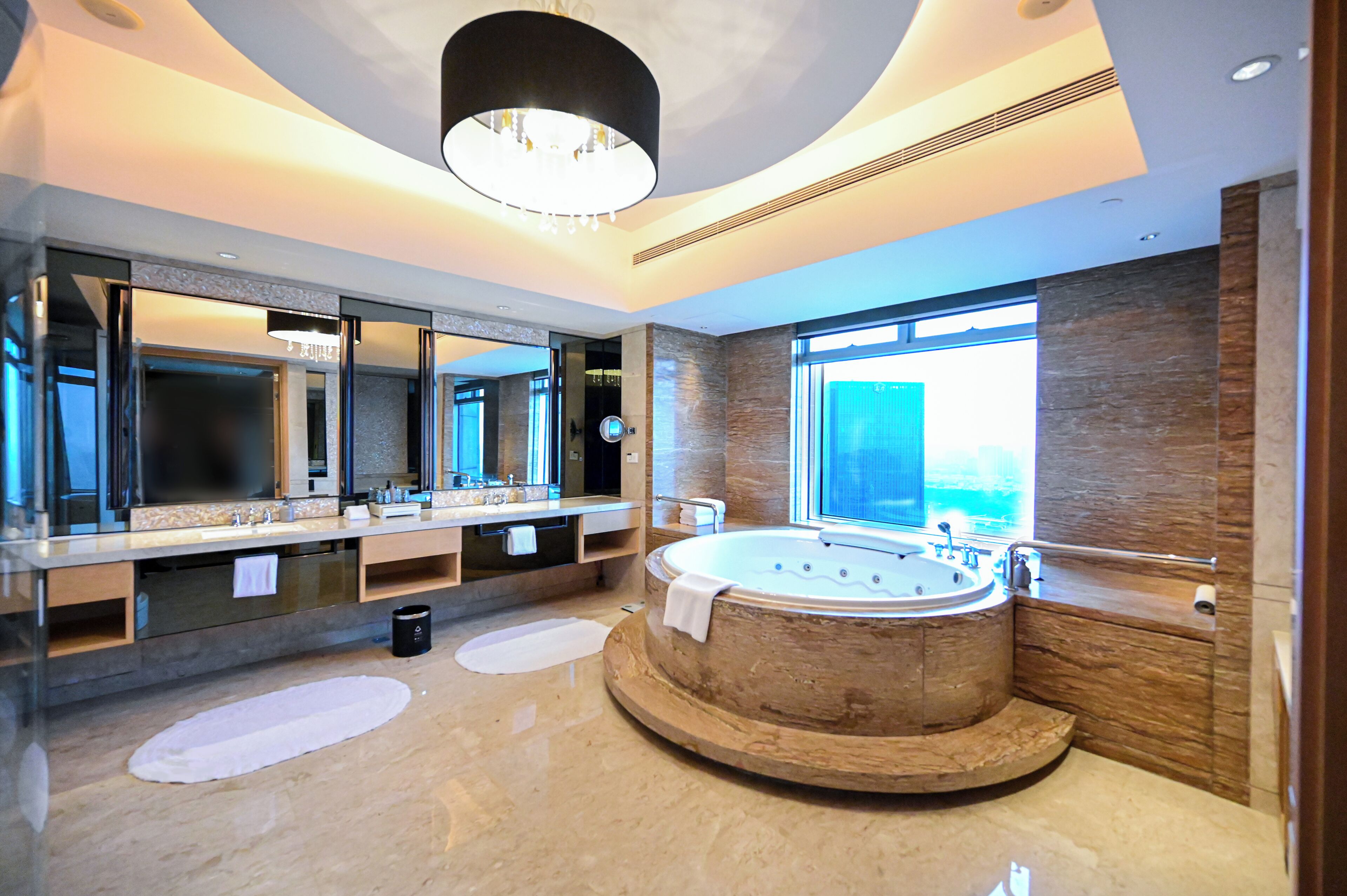 Suite, 1 Twin Bed (Ambassador) | Bathroom | Separate tub and shower, deep soaking tub, hair dryer, bathrobes