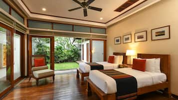 2-Bedroom Garden Pavilion | 1 bedroom, Egyptian cotton sheets, premium bedding, down duvets
