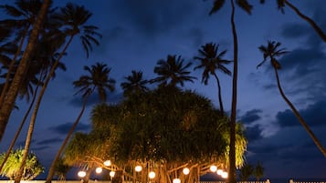 Front of property – evening/night