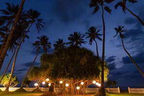 Front of property – evening/night