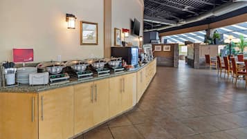 Free buffet breakfast