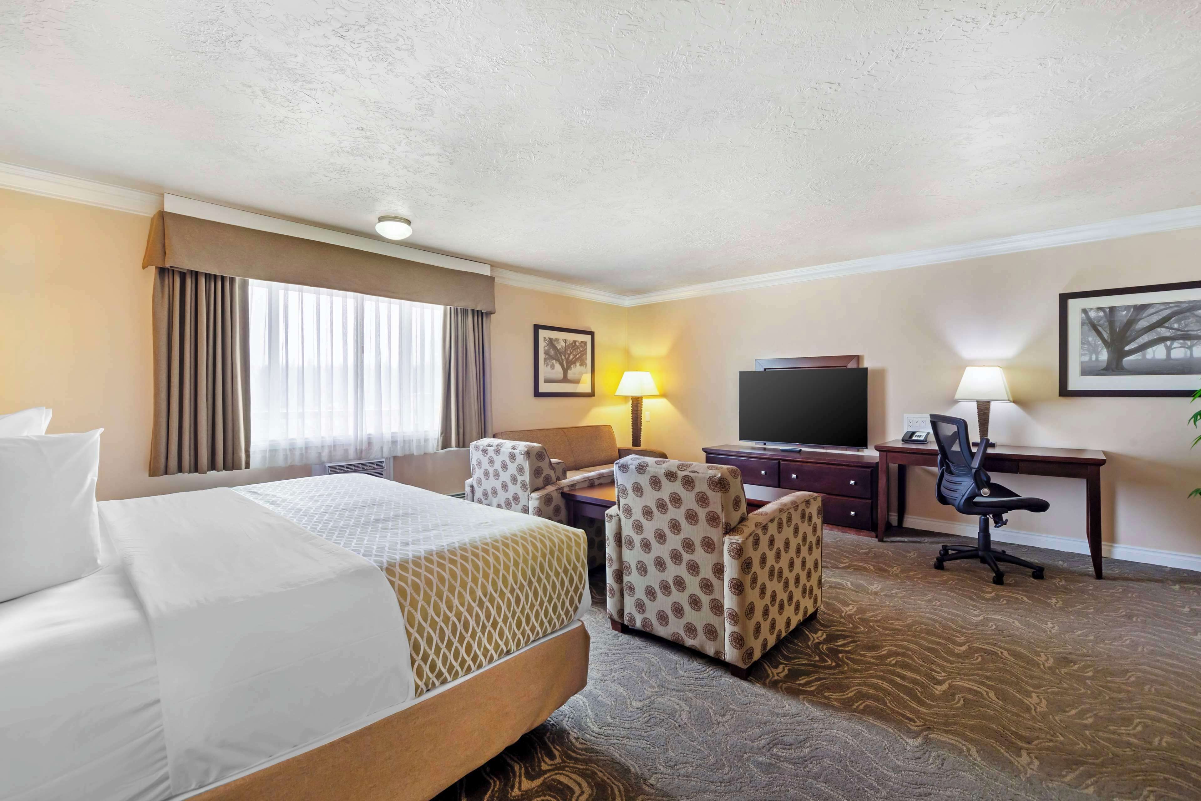 suite, 1 king bed, non smoking, refrigerator & microwave (no pets in room type) | 1 bedroom, egyptian cotton sheets, pillow-top beds, desk