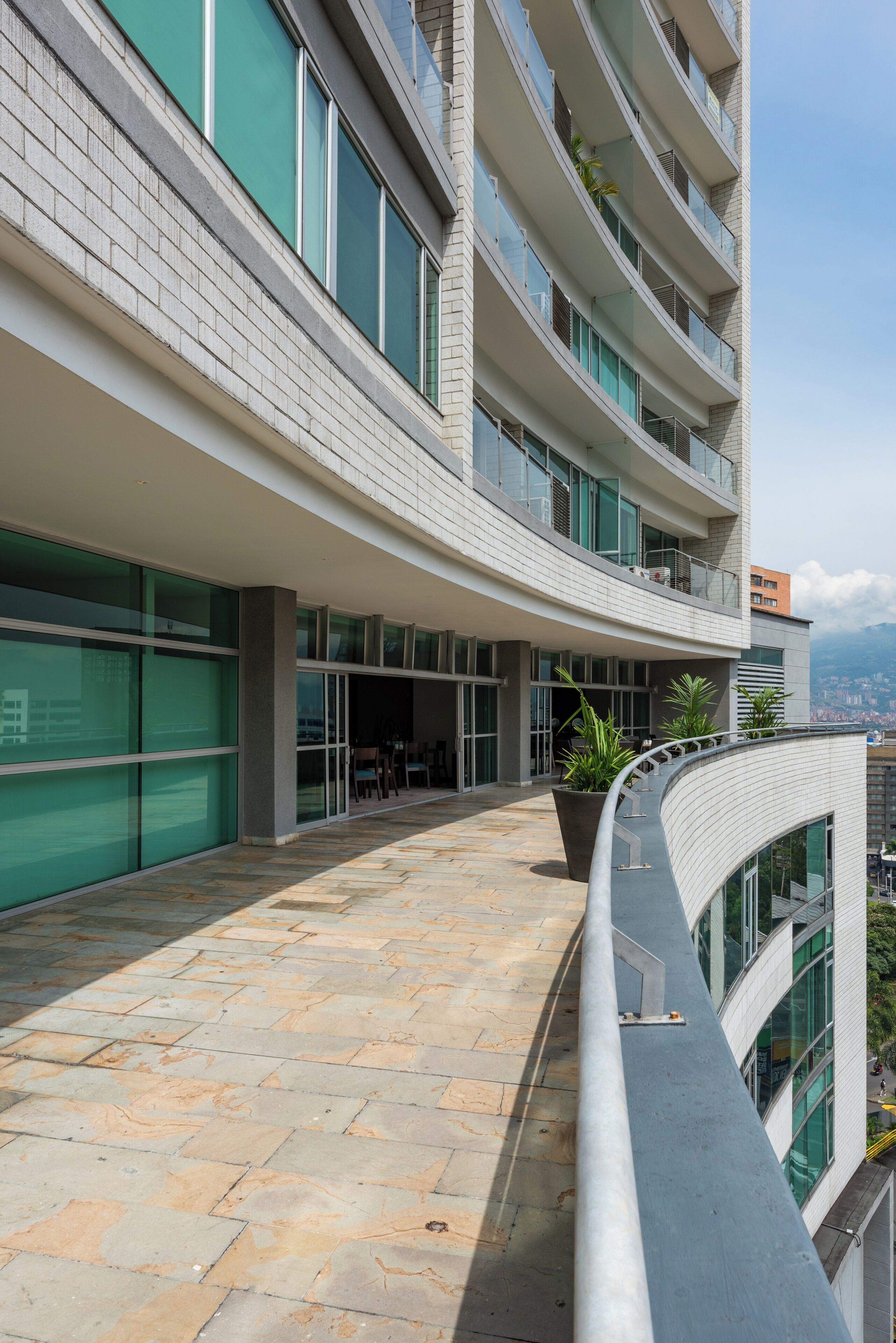 Terrasse sur le toit