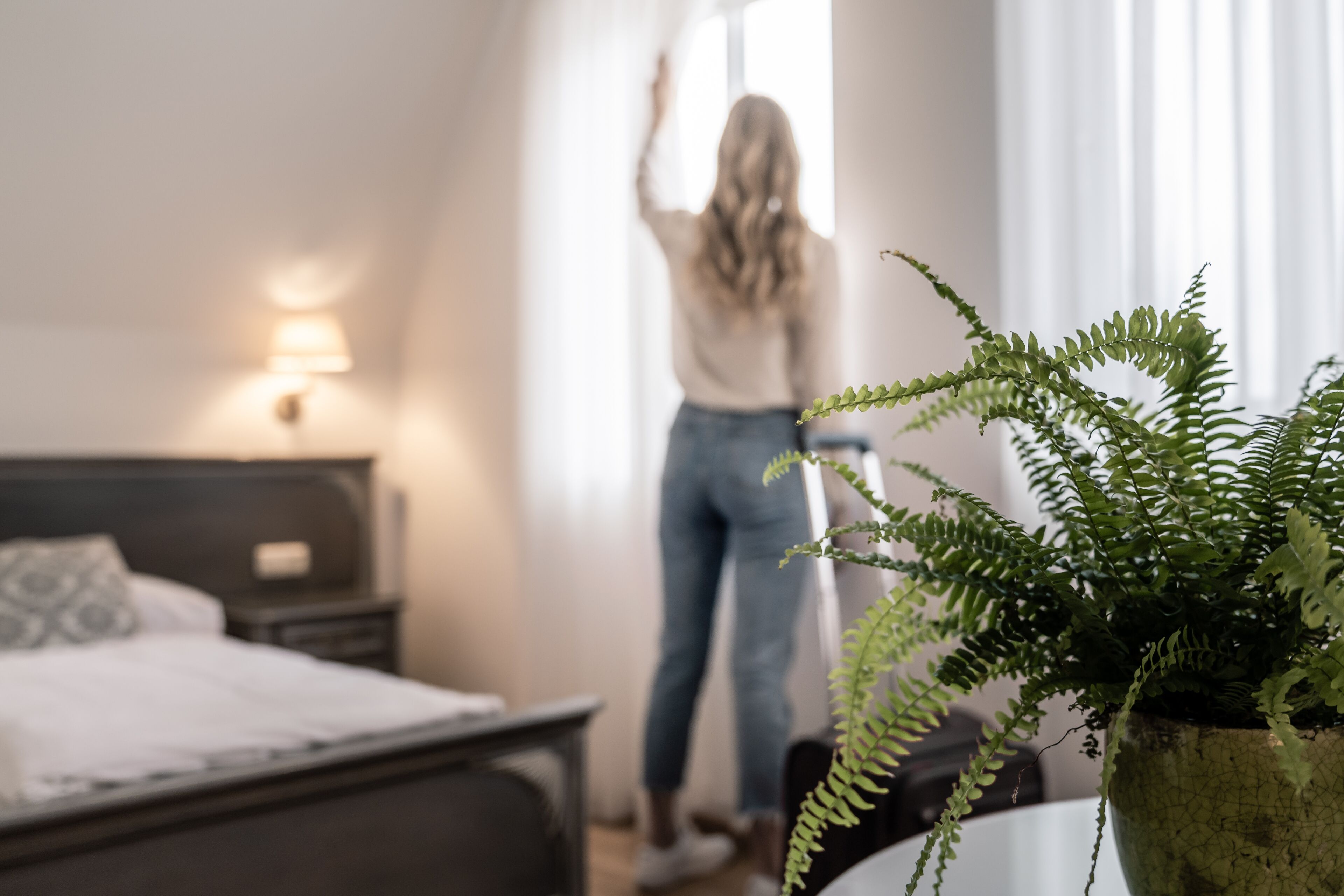 double room | minibar, in-room safe, desk, blackout curtains