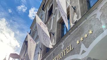 Fassade der Unterkunft