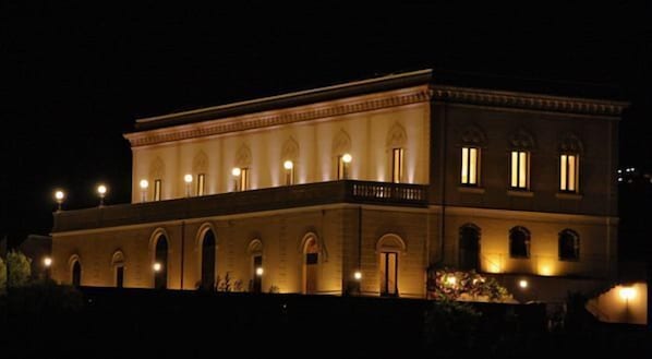 Front of property – evening/night