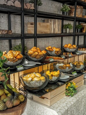 Frokostbuffé er inkludert hver dag