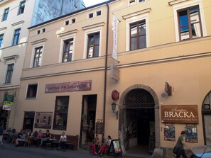 Façade de l’hébergement