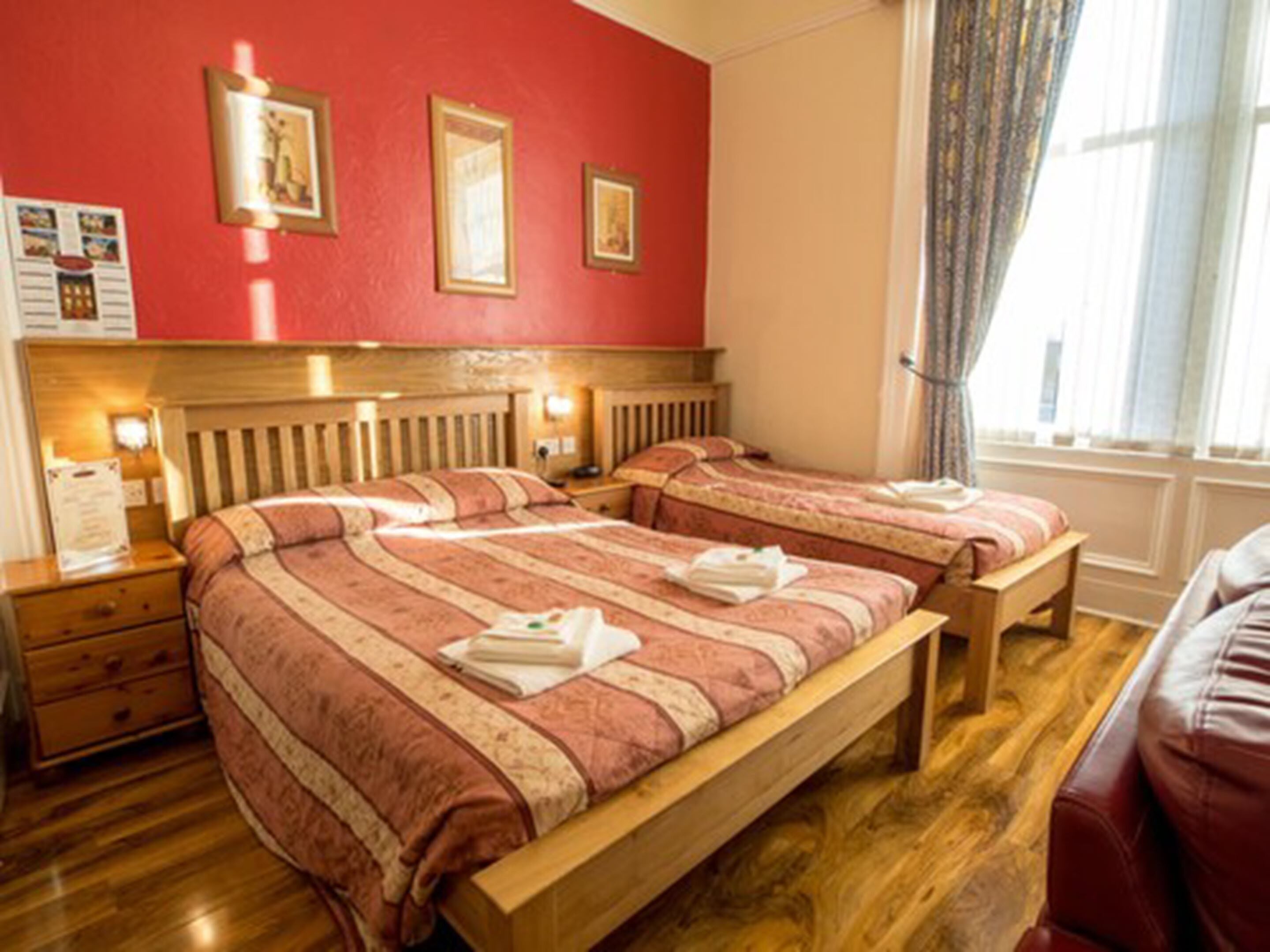 room | desk, iron/ironing board, travel cot, free wifi