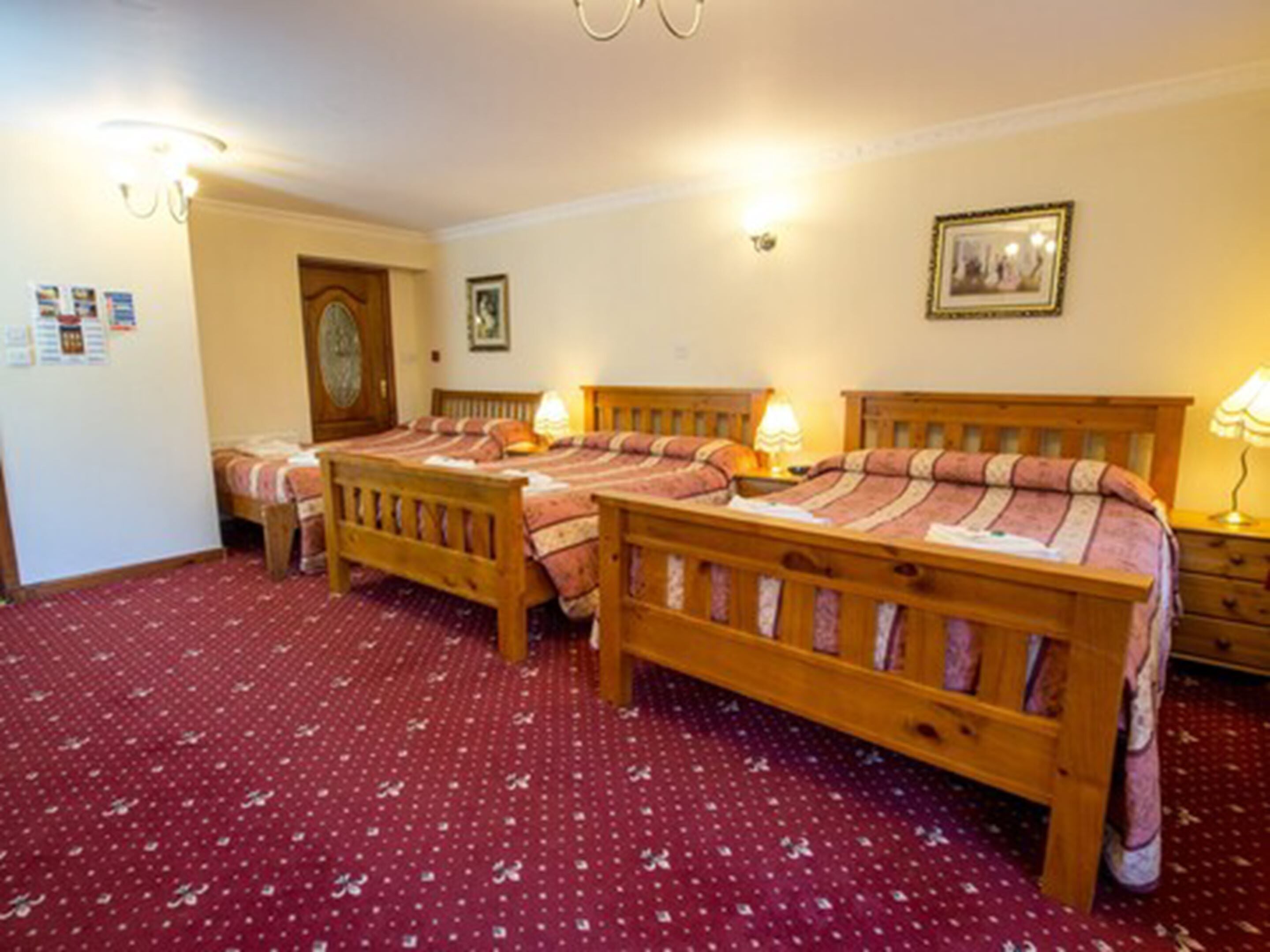 family room | desk, iron/ironing board, travel cot, free wifi