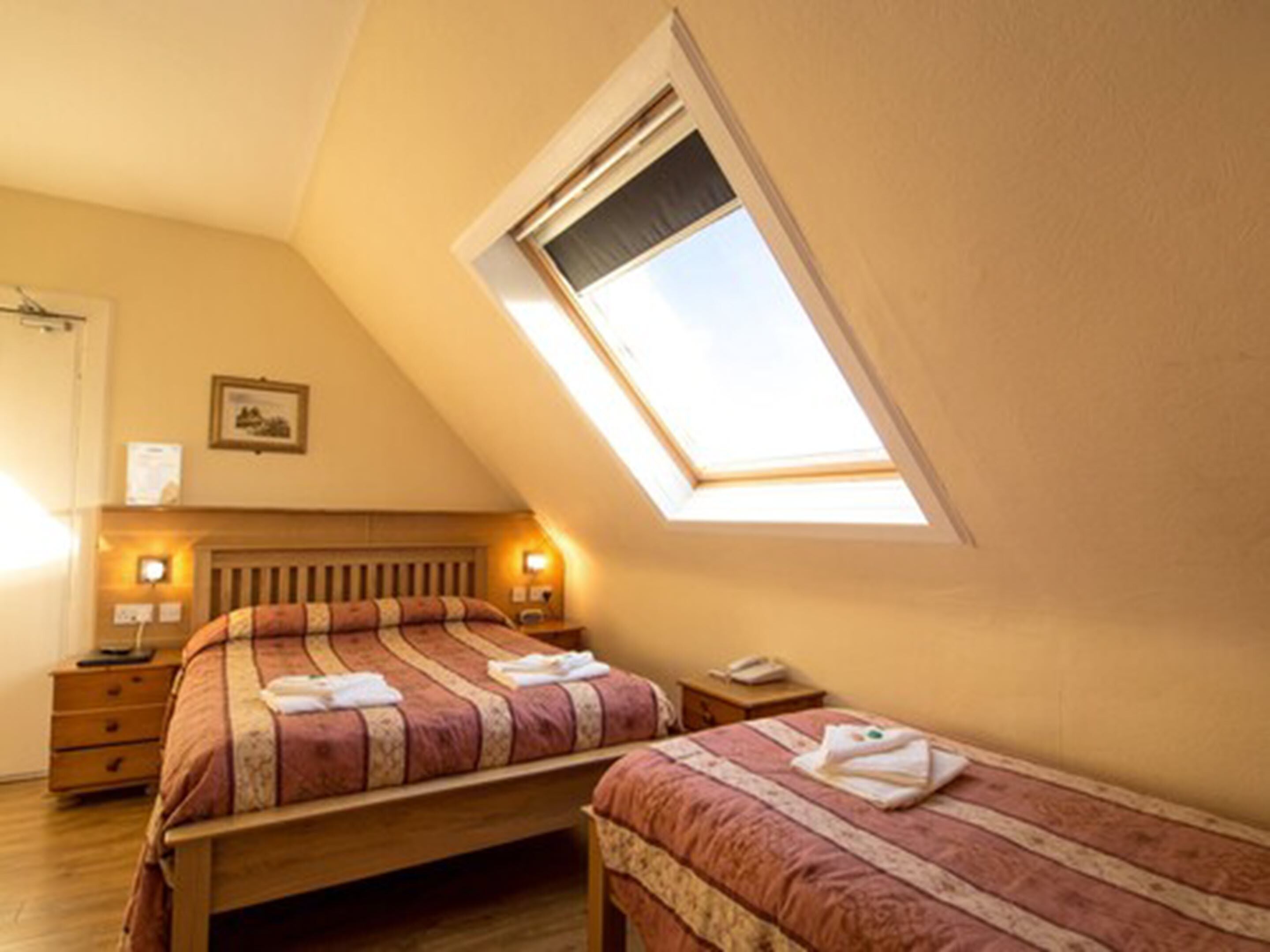 classic twin room | desk, iron/ironing board, travel cot, free wifi