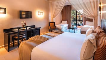 Premium bedding, pillow-top beds, minibar, in-room safe