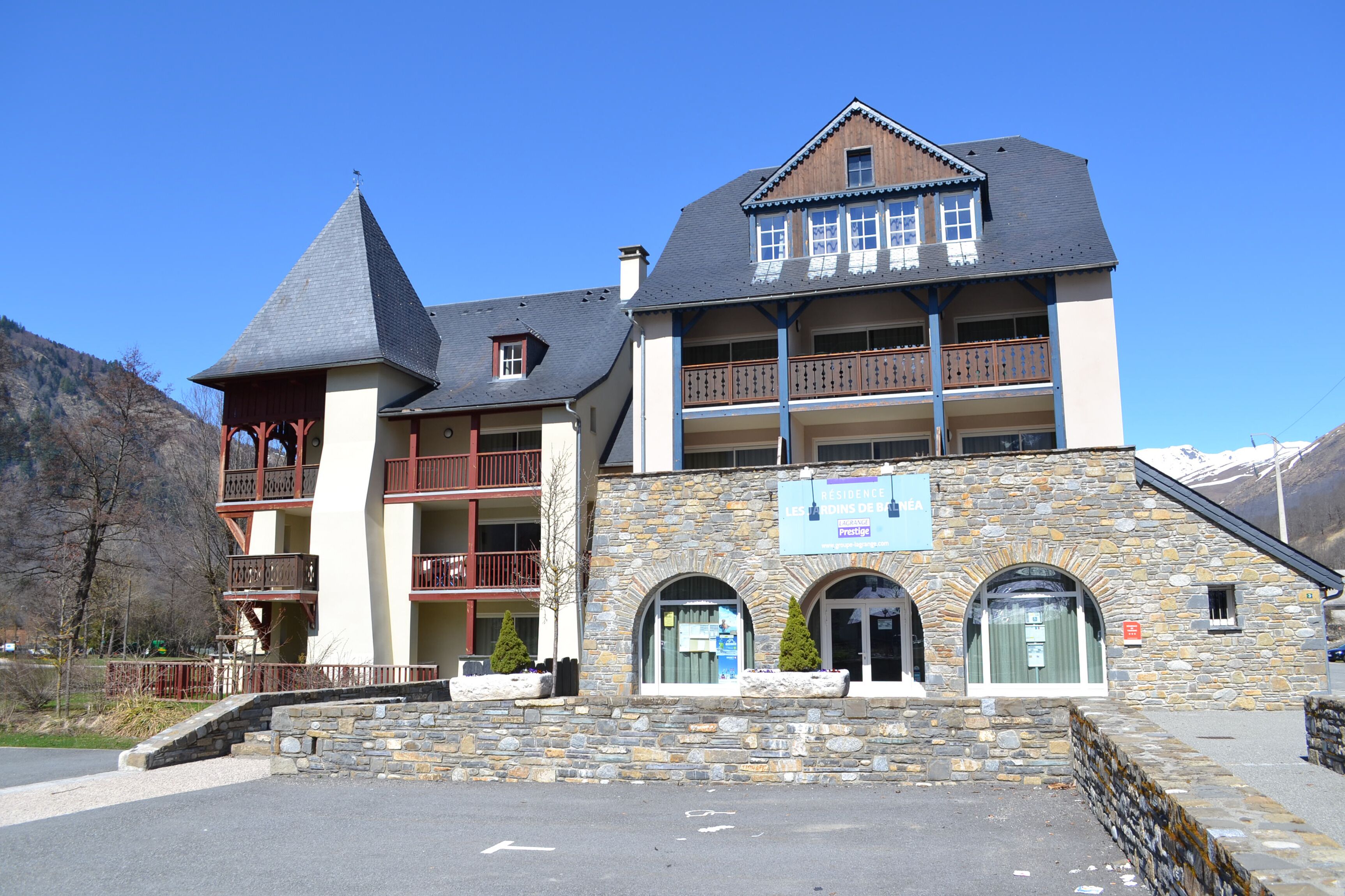 Façade de l’hébergement