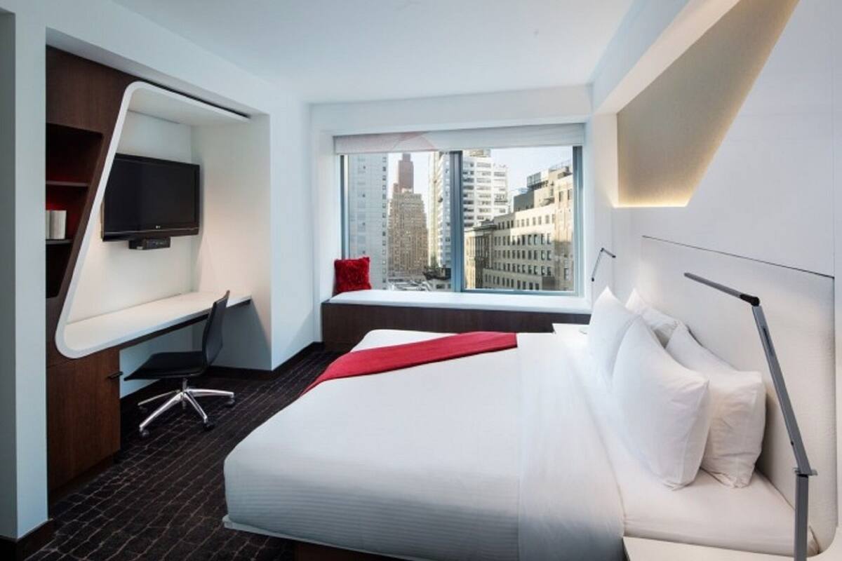 In-room safe, desk, laptop workspace, blackout curtains