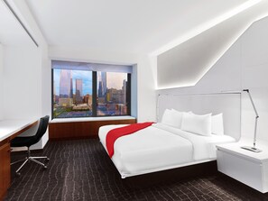 In-room safe, desk, laptop workspace, blackout curtains - The Washington (New York)