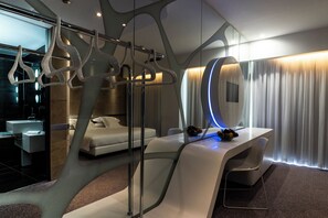 Egyptian cotton sheets, premium bedding, memory foam beds, minibar - A Point Arezzo Park Hotel (Arezzo)