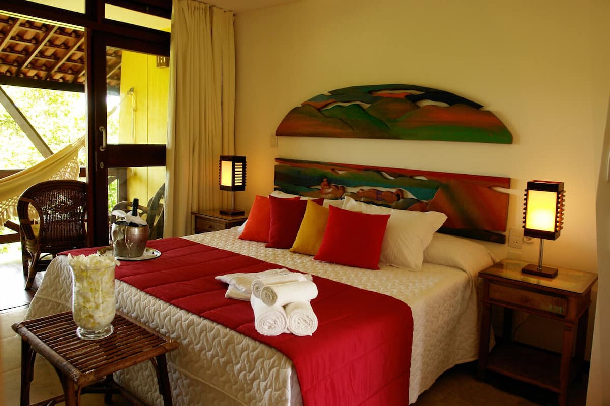 Ropa de cama de alta calidad y minibar