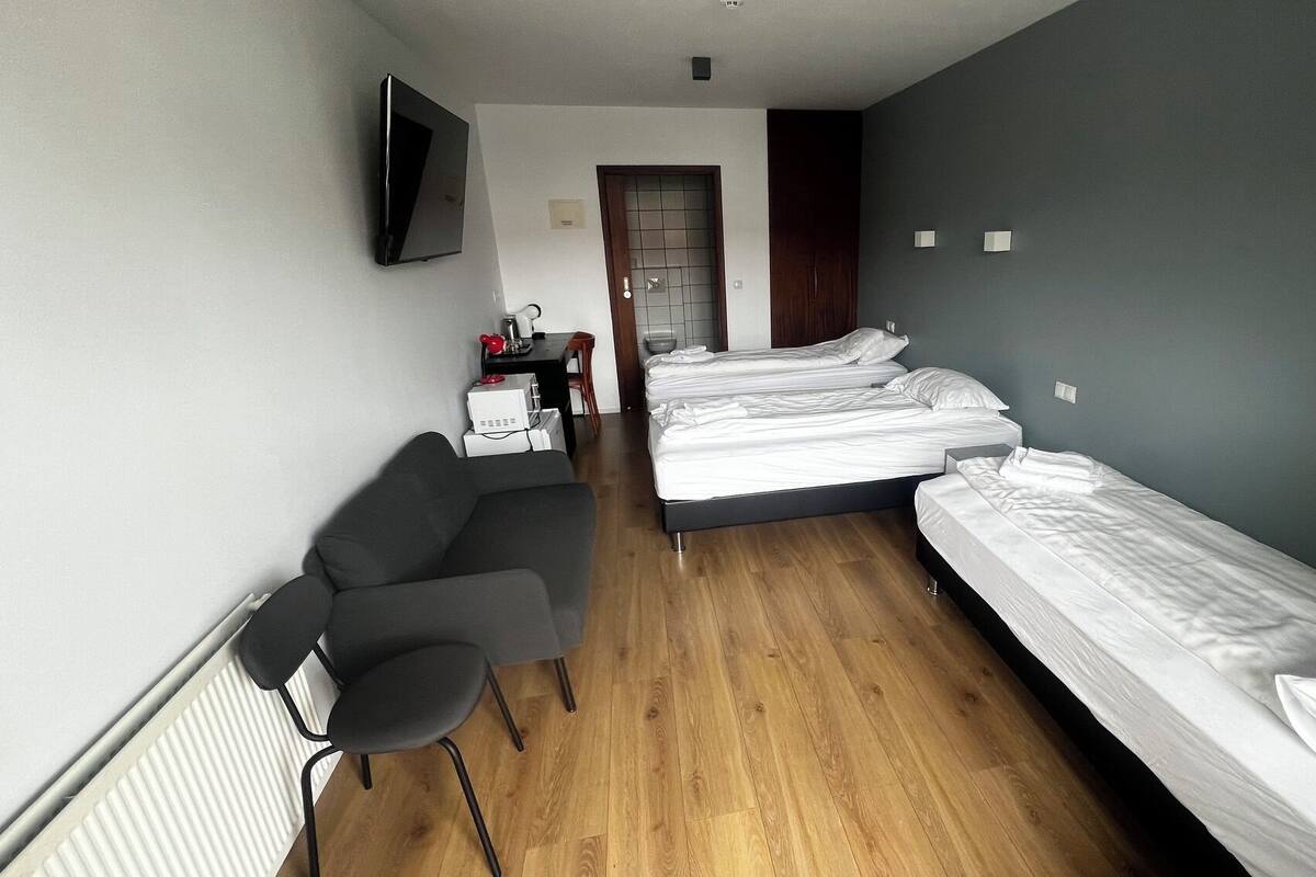 Triple Room, Annex Building | Individually furnished, desk, free cribs/infant beds, free WiFi