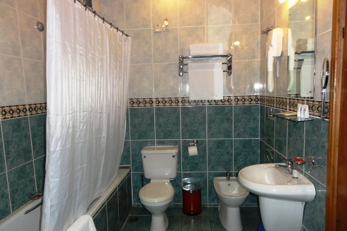 business suite | bathroom | free toiletries, hair dryer, towels