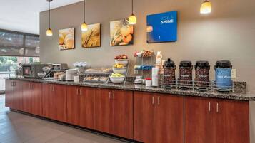 Free buffet breakfast