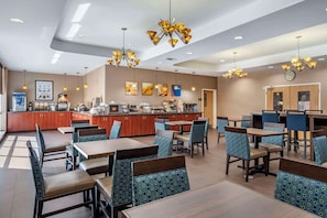 Free buffet breakfast
