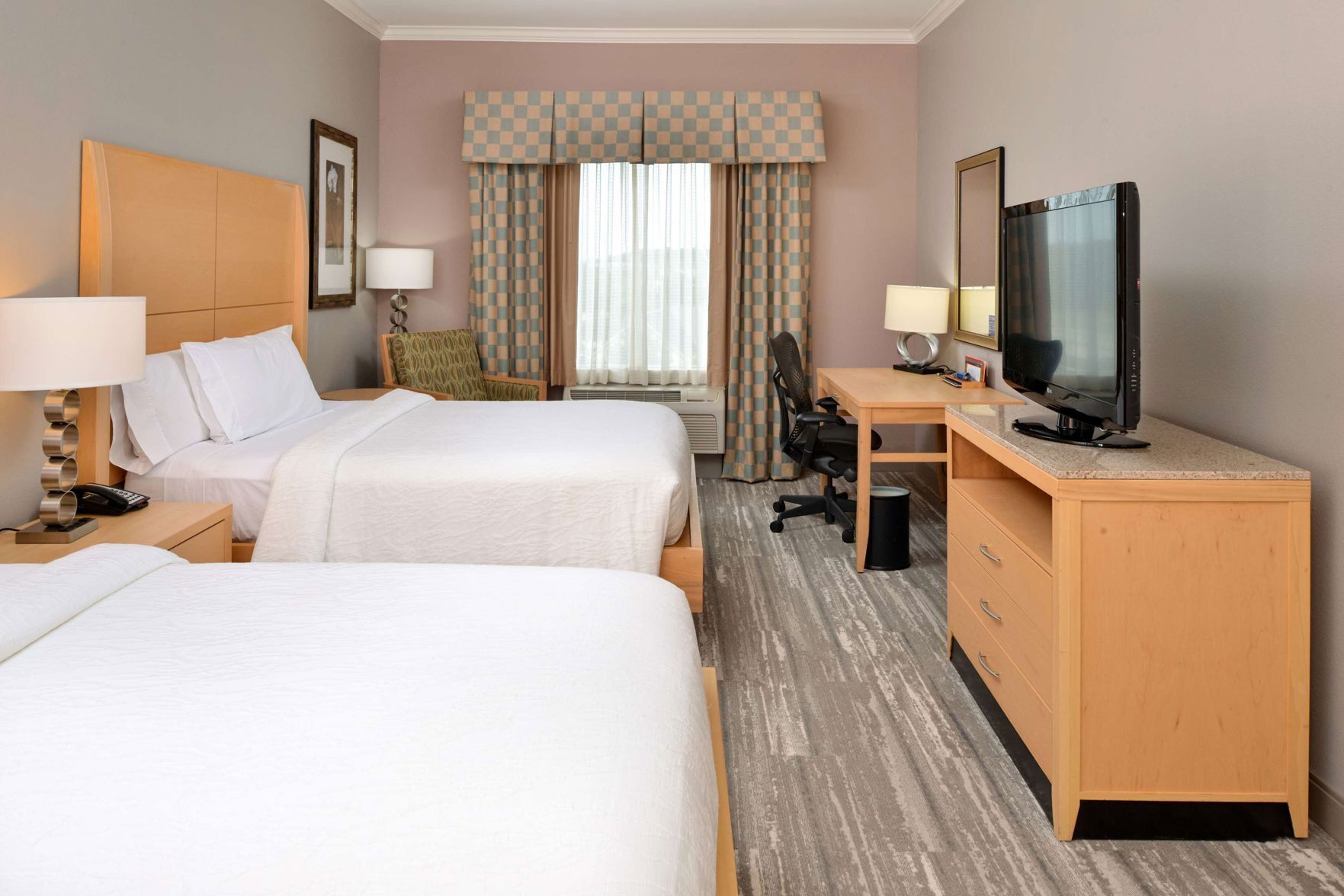 Premium bedding, pillowtop beds, in-room safe, soundproofing