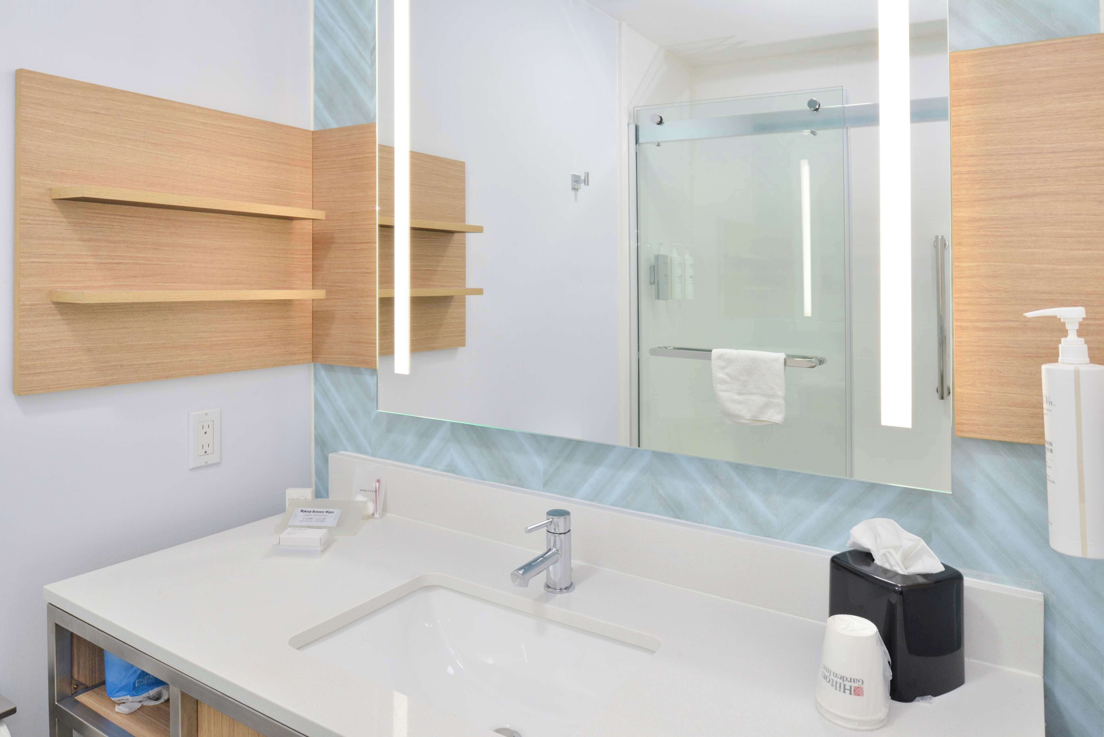 free toiletries, hair dryer, towels