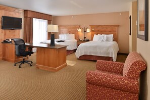 Premium bedding, down comforters, in-room safe, blackout drapes