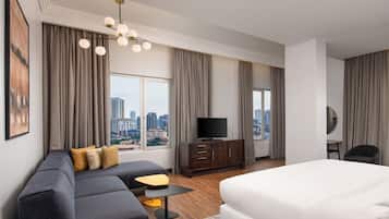 Junior Suite, 1 King Bed, City View | 1 bedroom, premium bedding, down duvets, memory-foam beds